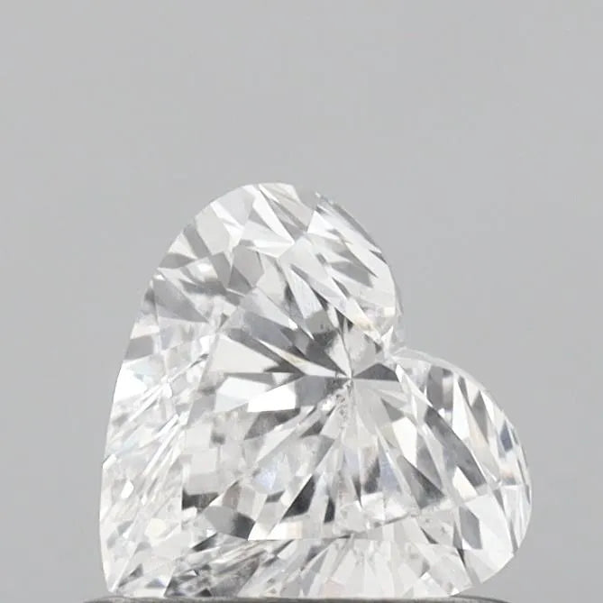 0.53ct Heart Lab Grown Diamond (Colour E, Clarity SI1, IGI Certified)