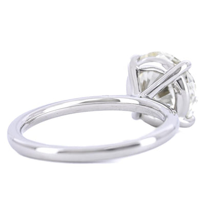 3.35CTW Round Diamond Engagement Ring - Solitaire - 950 Platinum
