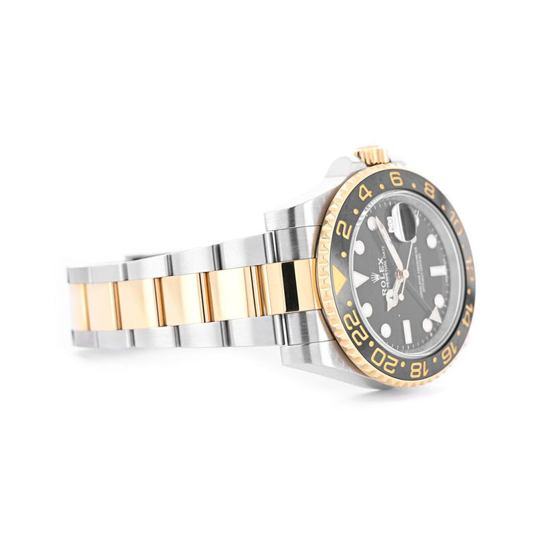 Rolex | 40mm GMT Master II, Black Dial, Oyster, Two-Tone - 116713LN