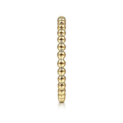 Bujukan Beaded Band - 14K Yellow Gold