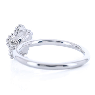 .01CT Diamond Bujukan Flower Ring, Size 6.5 - Sterling Silver