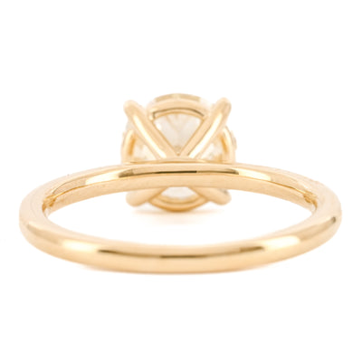 1.86CT Old European Diamond Engagement Ring - Solitaire - 14K Yellow Gold