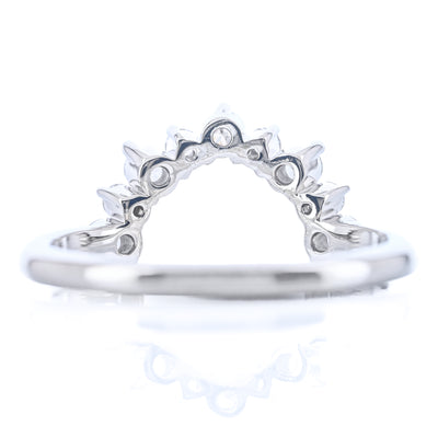 .37CTW Diamond Wedding Band -14K White Gold