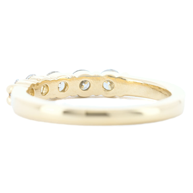 .70CTW 5 Round Diamond Band - 14K Yellow Gold