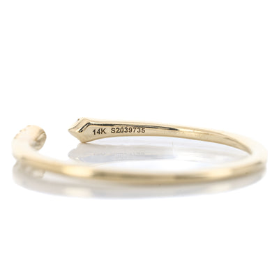 .10CTW Micro Pavé Split Diamond  Band - 14K Yellow Gold