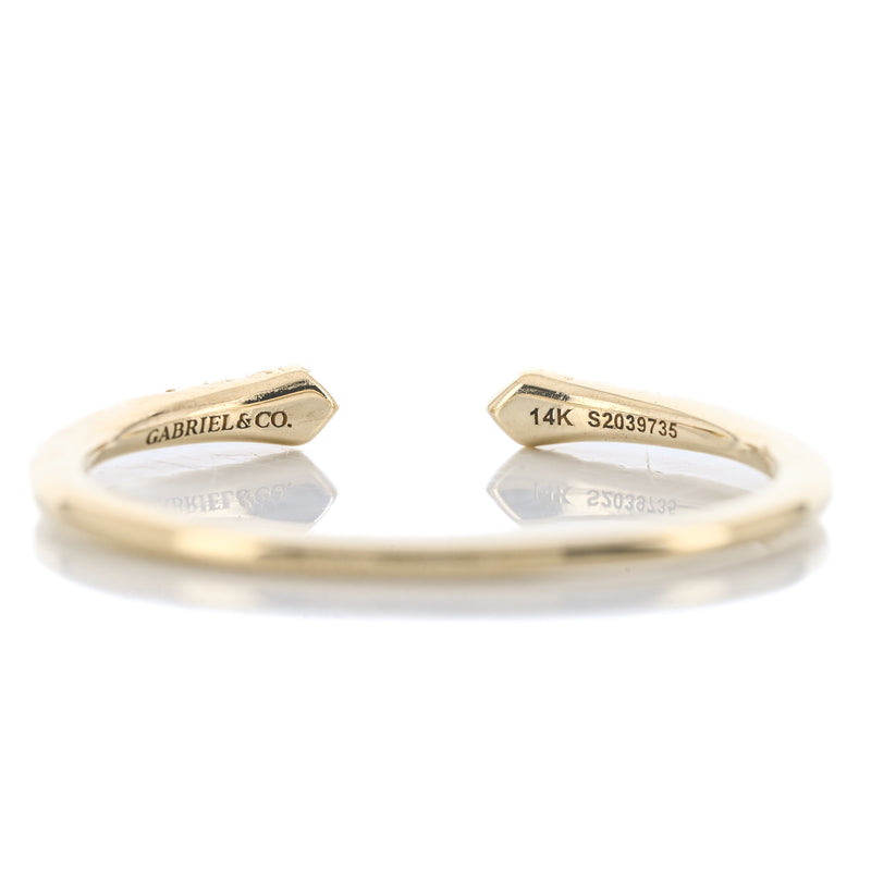 .10CTW Micro Pavé Split Diamond  Band - 14K Yellow Gold