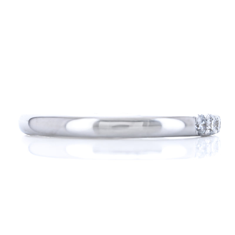 .29CTW Round Diamond Band - Open Point - 14K White Gold