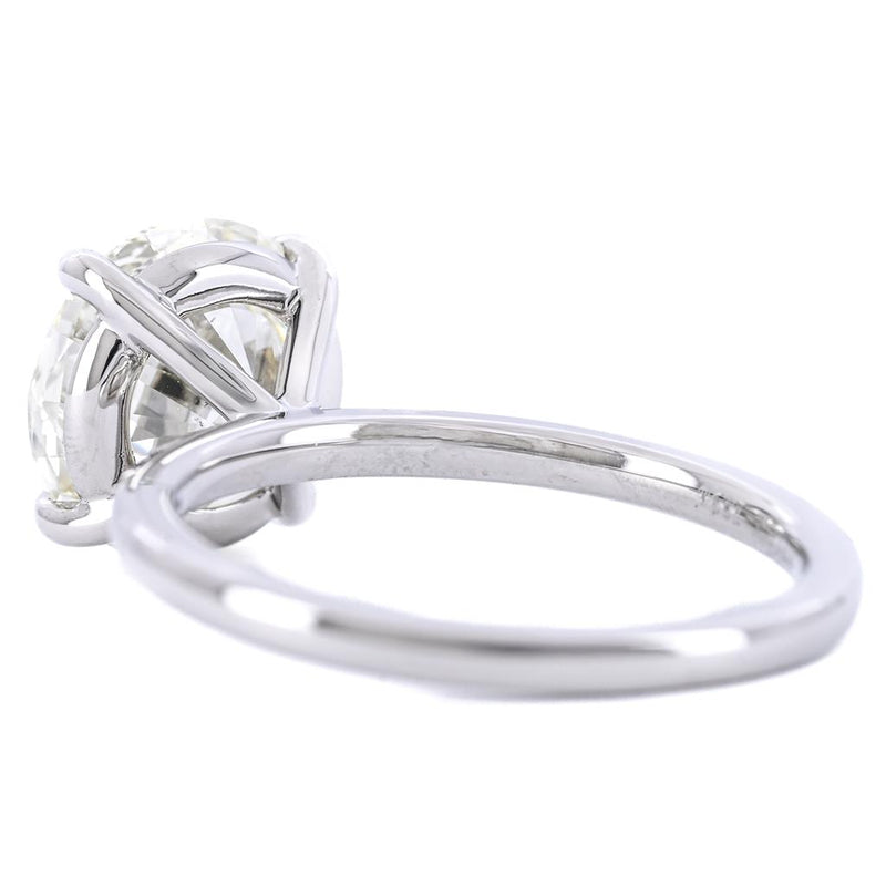 3.35CTW Round Diamond Engagement Ring - Solitaire - 950 Platinum