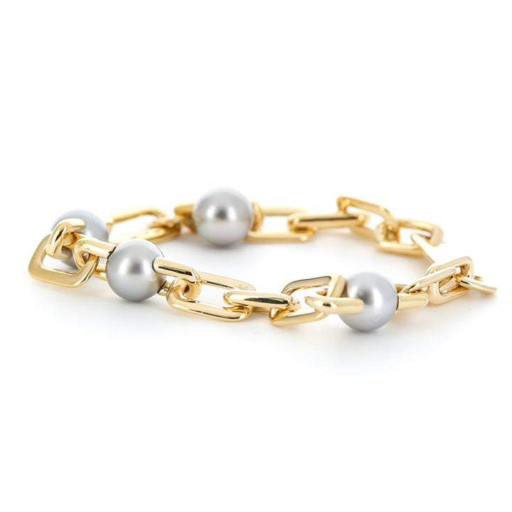 ブレスレット TATIANA Set Pearl and Silver Chain Bracelet SE0163 1708189 TATIANA Set Pearl and Silver Chain Bracelet SE0163 1708189