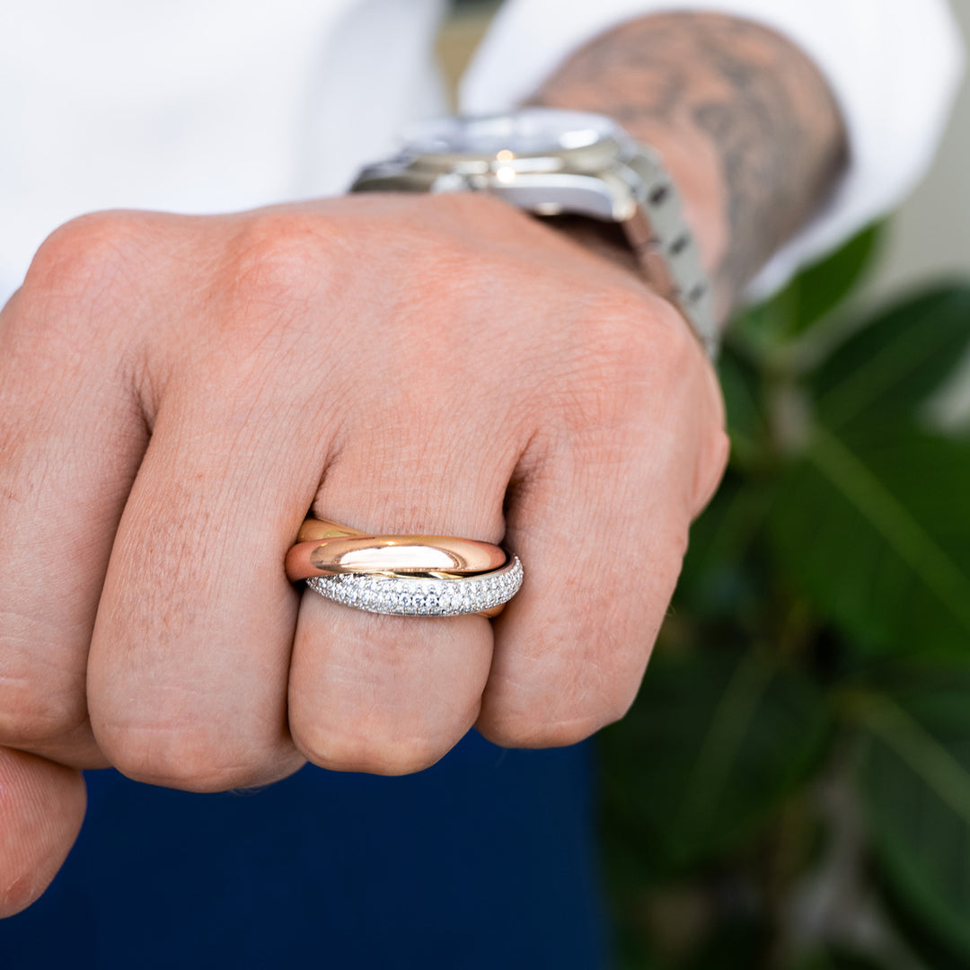 y*i様 Cartier Trinity Ring ゴールド Trinity ring, classic model