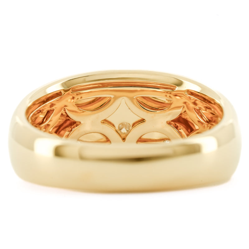 .13CTW Diamond Band – Dome Band, Sprinkle - 14K Yellow Gold