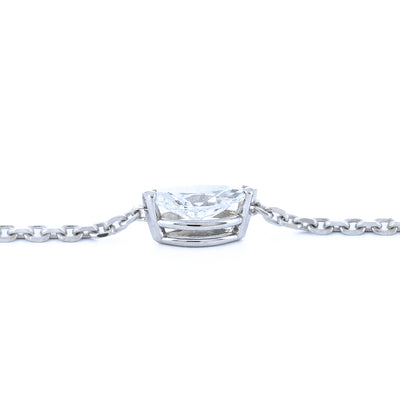 .70CT Marquise Diamond Pendant, East/West Set - 14K White Gold