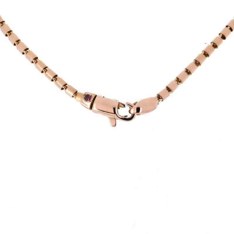 Roberto Coin | 0.78ctw Cento Pavê Baby O Diamond Necklace - 18K Rose Gold