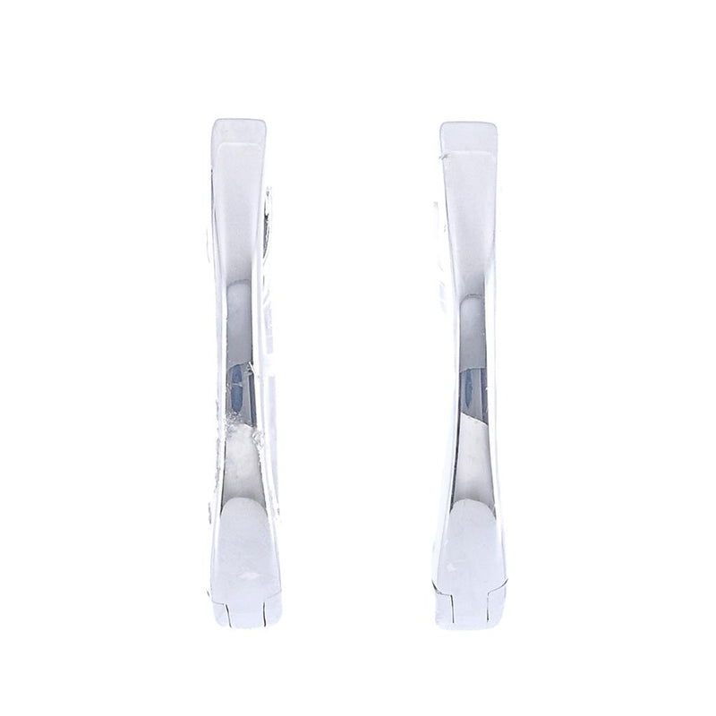 .20CTW Round Diamond Huggie Earrings - 14K White Gold