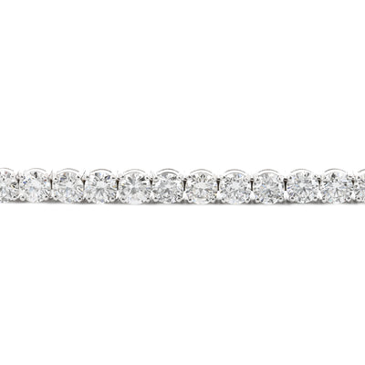 16.76ctw Round Diamond Tennis Bracelet, 7" - 14k White Gold