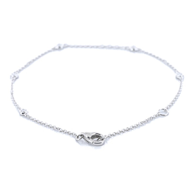 .15CTW Round Diamonds By the Yard Bracelet, 7" - 14K White Gold