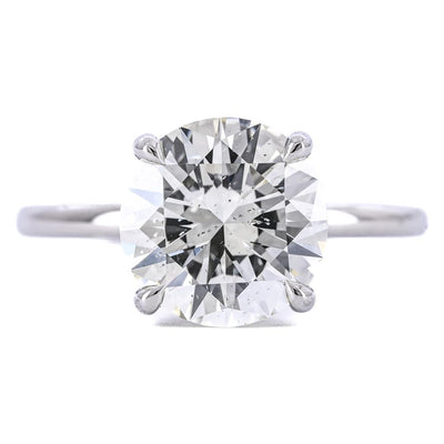 3.35CTW Round Diamond Engagement Ring - Solitaire - 950 Platinum