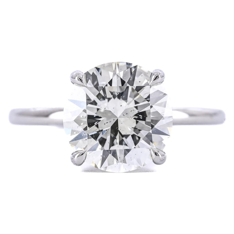 3.35CTW Round Diamond Engagement Ring - Solitaire - 950 Platinum