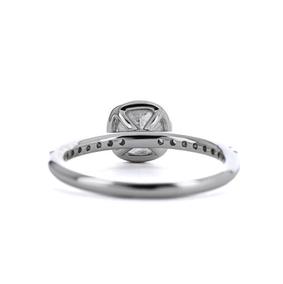 1.81ctw Cushion Diamond Engagement Ring - Platinum