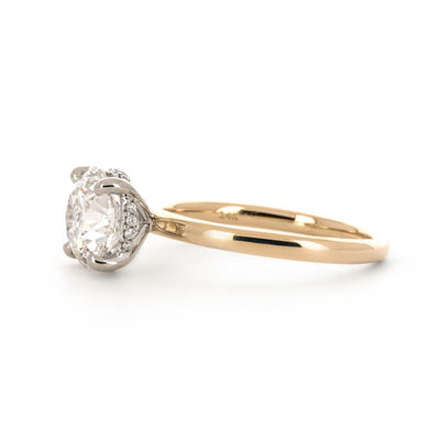 2.10ctw Round Lab Grown Diamond Engagement Ring, Signature Solitaire - 14K Yellow Gold