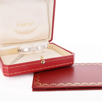 Cartier | Love Bangle, Size 16, 6.3" - 14K White Gold