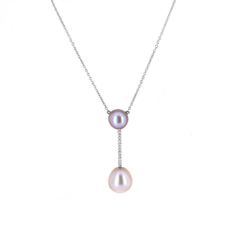 Schoeffel | Pearl + Diamond Necklace