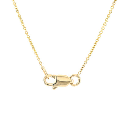 .03CTW Round Diamond "X" and "O" Necklace, 17" - 14K Yellow Gold