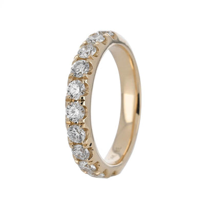 Micro Pavé Diamond Band | 1.0ct | Yellow Gold