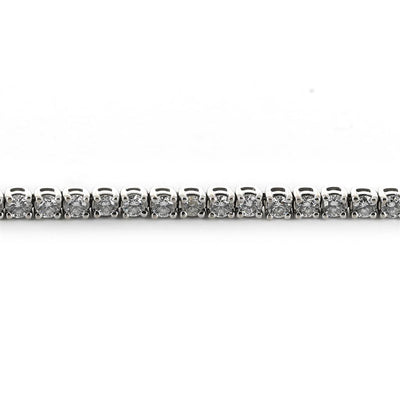 2.0ctw Round Diamond Tennis Bracelet - White Gold