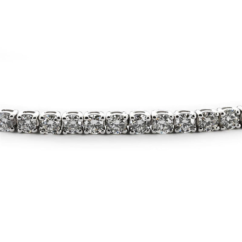 3.0ctw Round Diamond Tennis Bracelet, 7" - 14K White Gold