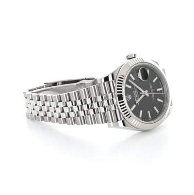 Rolex | 41mm Datejust, Black Dial, Jubilee - 126334