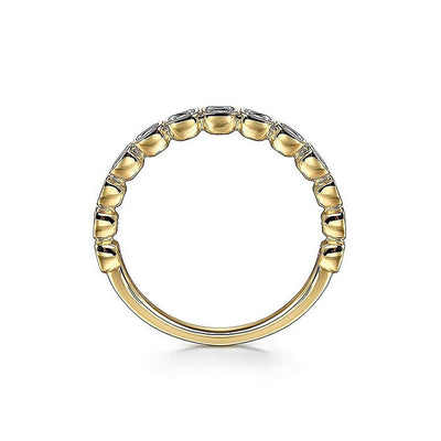 0.21ctw Round Diamond Band - Yellow Gold