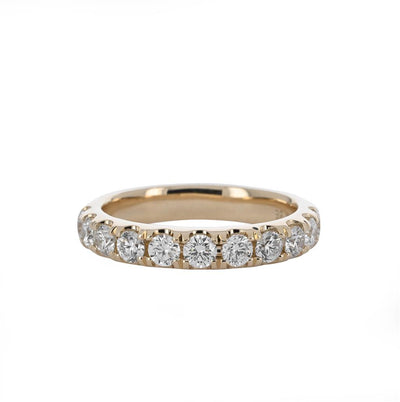 Micro Pavé Diamond Band | 1.0ct | Yellow Gold