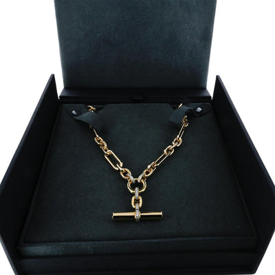 David Yurman | Lexington Chain Diamond Necklace, 18" - 18K Yellow Gold