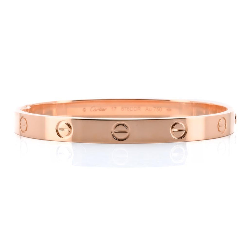 Cartier | Love Bracelet, Size 17 - 18K Rose Gold