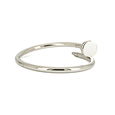 Cartier | Juste Un Clou Bangle + Diamonds, 0.58ctw  - 18k White Gold