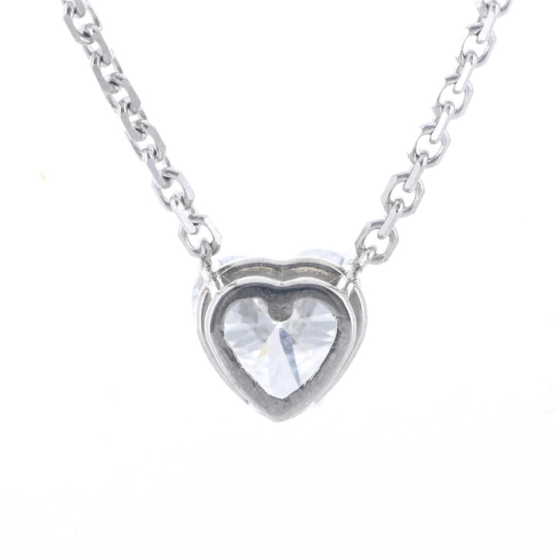 1.0CT Heart Lab-Grown Diamond Pendant, Basket Setting, 18" - 14K White Gold