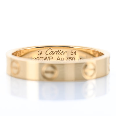 Cartier | Love Ring, Size 54 - 18K Yellow Gold