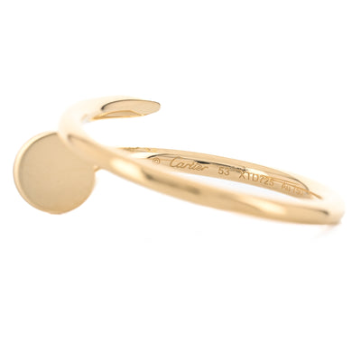 Cartier | Juste Un Clou Ring, Size 5 - 18K Yellow Gold