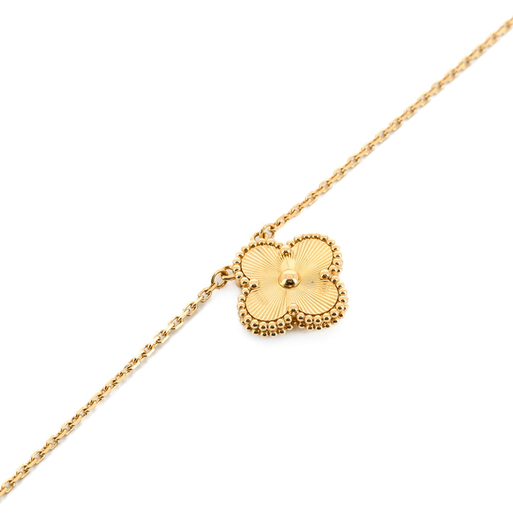 25516✨イヴサンローラン  ヴィンテージ ゴールド バードネックレス Van Cleef & Arpels | Alhambra Necklace, 16.5