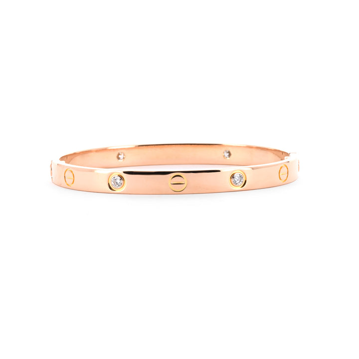 アクセサリー Cartier Cartier | 0.42ctw Cartier Love Ring, 4 Diamond, Size 5.75 - 18K