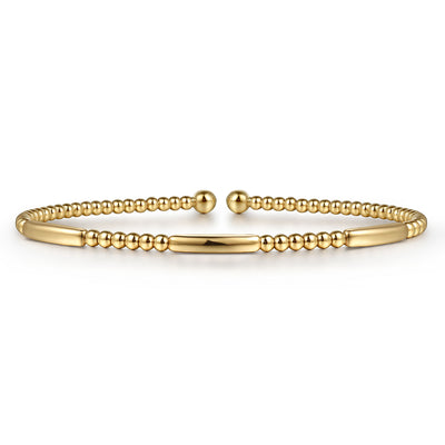 Bujukan Open Bangle - 14K Yellow Gold