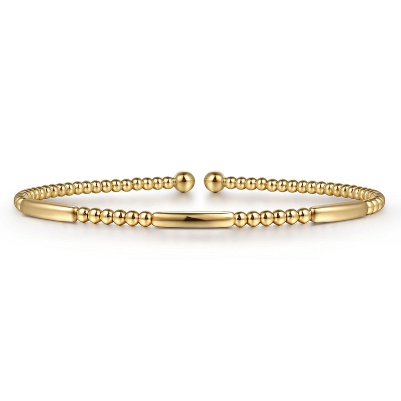 Bujukan Open Bangle - 14K Yellow Gold