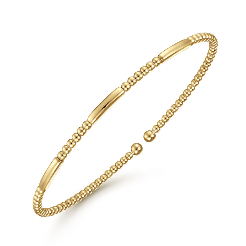 Bujukan Open Bangle - 14K Yellow Gold