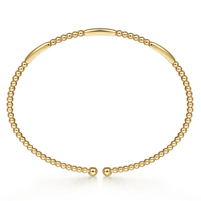 Bujukan Open Bangle - 14K Yellow Gold