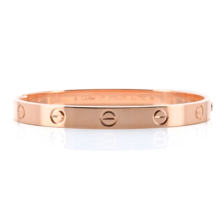 Cartier | Love Bracelet, Size 17 - 18K Rose Gold – Buchroeders