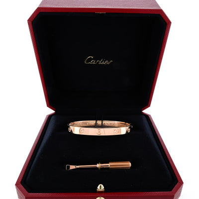 Cartier | Love Bracelet, Size 17 - 18K Rose Gold