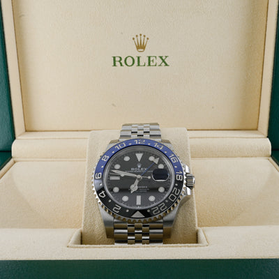 Rolex | 40MM "Batgirl" GMT Master II - Stainless Steel - 126710