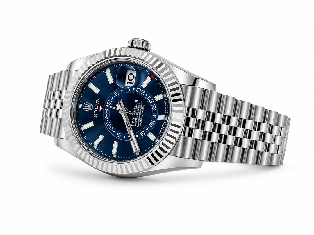Rolex | 42MM Sky-Dweller, Blue Dial - Stainless Steel - 326934