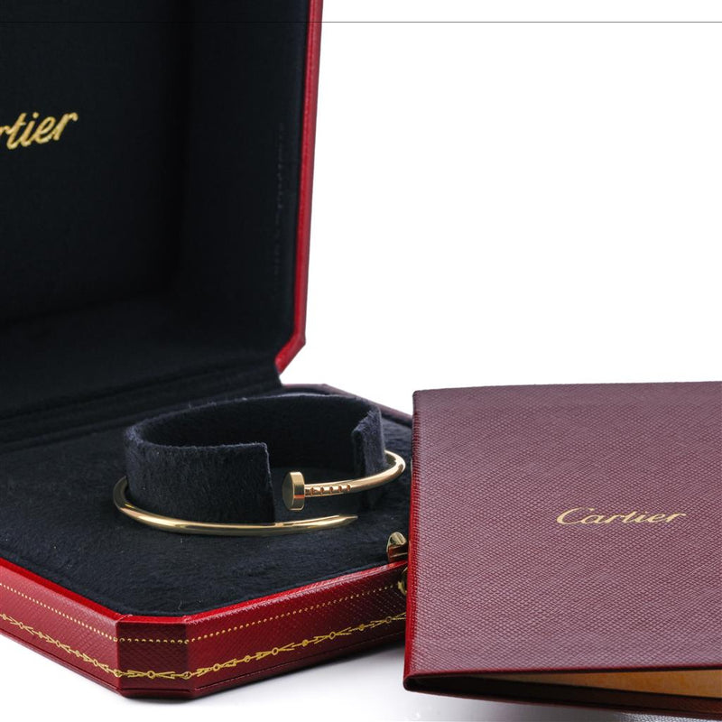 Cartier | Juste Un Clou Bracelet, Size 16 - 18K Yellow Gold